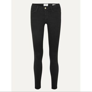 Frame Denim Le Skinny de Jeanne Black Jeans 24